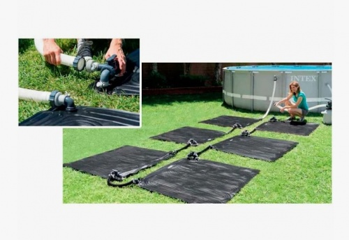 Нагреватель воды для бассейна солнечный Intex 120x120 см (28685)