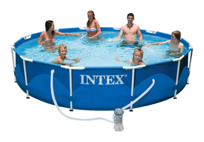 Каркасный бассейн 366х76 см Intex Metal Frame 28212/56996