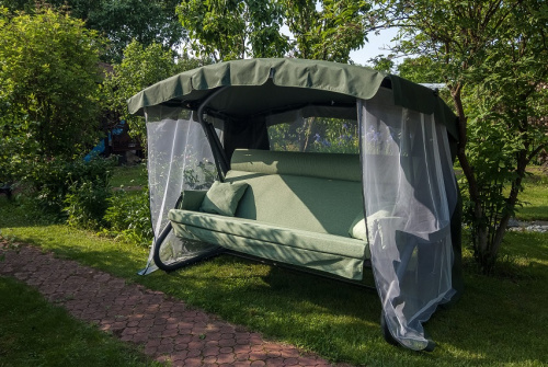 Качели садовые Империя A43A.631 антрацит Удачная мебель