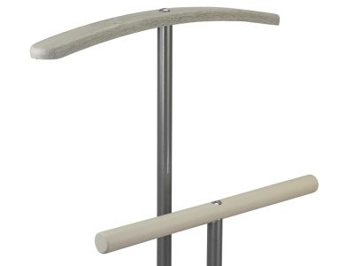 Вешалка костюмная Дэви 2 дуб дымчатый 