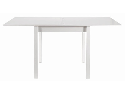 Стол обеденный SIGNAL FLIP раскладной белый мат 