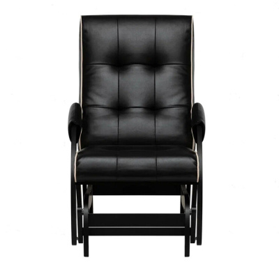 Кресло-маятник Leset Хилл венге Marvel Black кант Cream