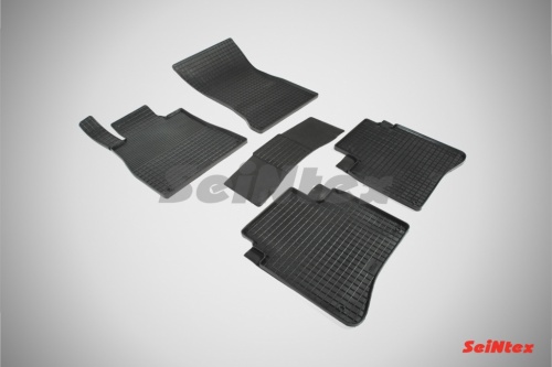Резиновые коврики салона Сетка для Mercedes-Benz S-Class W222 Long 2014-2020 Черные