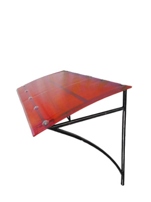 Козырек сварной (навес) КЗ-5 красный