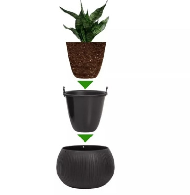 Кашпо для цветов Prosperplast Beton Bowl DKB290-B411