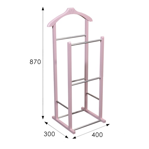 Вешалка костюмная В 28Н розовый 