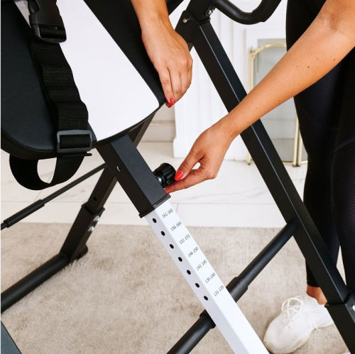 Инверсионный стол складной DFC STYLE чёрный U-образный фиксатор