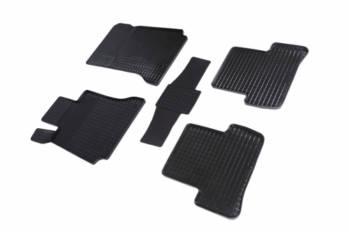 Резиновые коврики салона Сетка для Mercedes-Benz C-Сlass W204 2007-2014 Черные