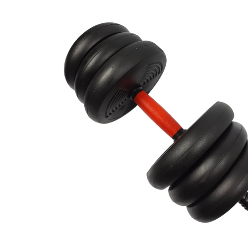 Набор гантелей со штангой и гирями 6 в 1 AMETIST 20 кг