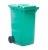 Контейнер для мусора Эдванс 240л с крышкой светло-зеленый