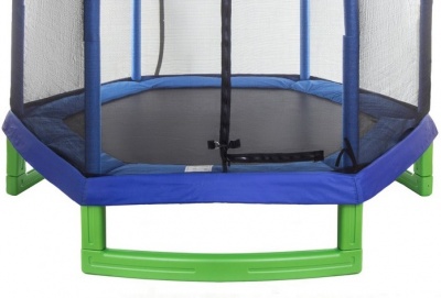 Батут Atlas Sport 210 см с внешней сеткой без лестницы BLUE