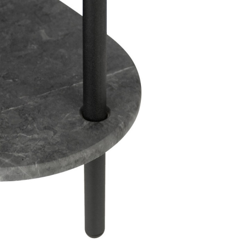 Стол журнальный МеталлАрт М036 черный мрамор 