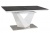 Стол обеденный SIGNAL ALARAS II 120 раскладной черный/белый лак 