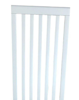 Стул МДК-82.1 Эмаль белая Серая рогожка 