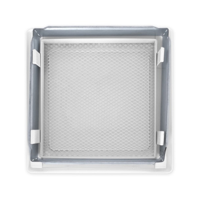 Вентиляционная решетка белый 17х17