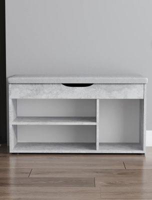 Банкетка Норд СН-122.08 бетон спаркс лайт 