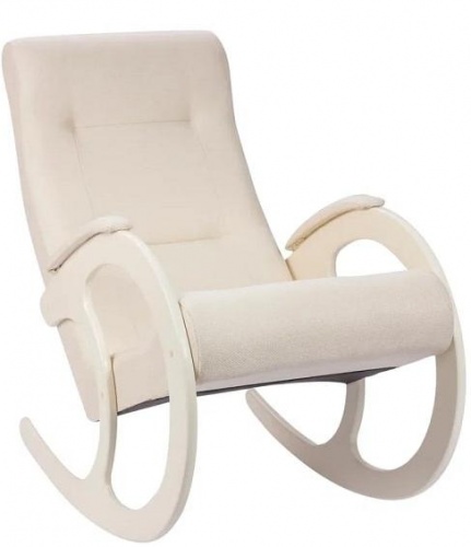 Кресло-качалка Блюз модель 3 мальта 01 молочный дуб