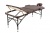 Массажный стол складной STRONG 70 см 3-с алюминиевый коричневый