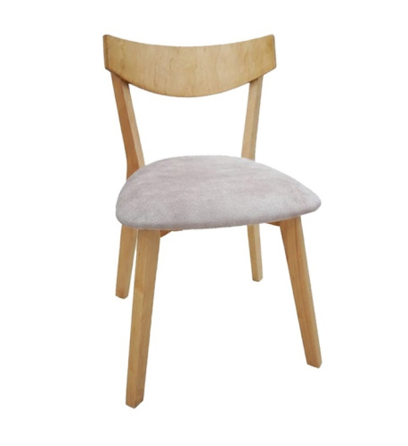 Стул Кристи МДК-107 Р-43 Микровелюр бежевый 