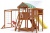 Детская спортивная площадка для дачи Савушка Мастер 4 Махагон Plus