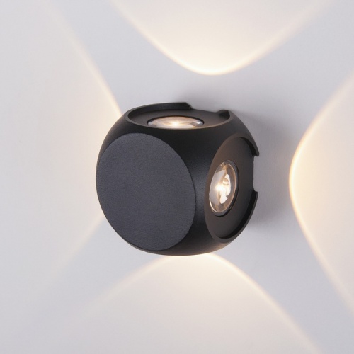 Бра уличное Elektrostandard 1504 Techno Led Cube черный