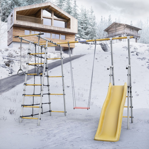 Дачный комплекс Богатырь ФК Romana 103.07.06 серый жёлтый