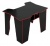 Стол игровой Страйкер-1 черный/красный 