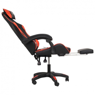 Вибромассажное кресло Calviano 1583 черно-красное 