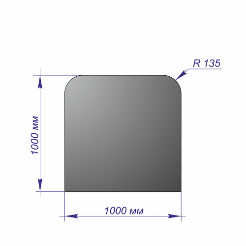 Лист напольный 1000х1000х1,5 R135 медь