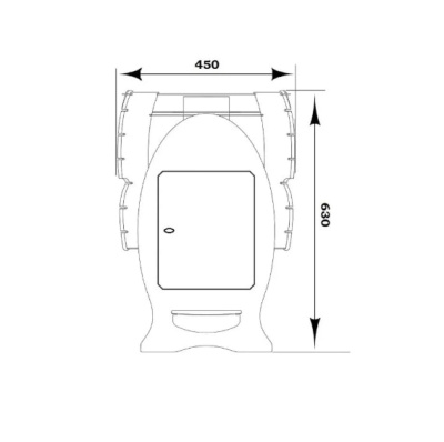 Банная печь Емеля Премиум 8мм