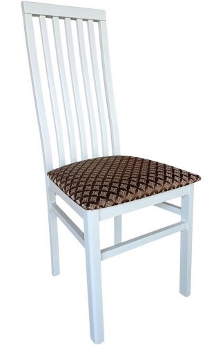 Стул МДК-82.1 Эмаль белая Лорд коричневый 