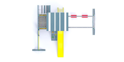 Детская спортивная площадка для дачи Савушка 15 Индиго