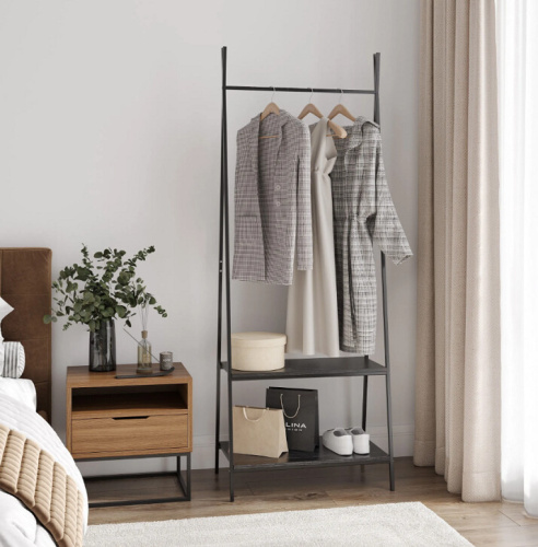 Вешалка гардеробная Leset Стилвуд 12 черный 