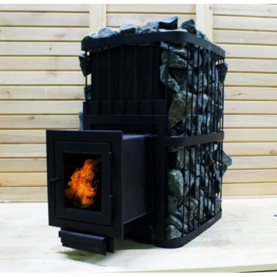 Печь-каменка КомфортПром Сталь 8мм закрытая 20 ЧДС