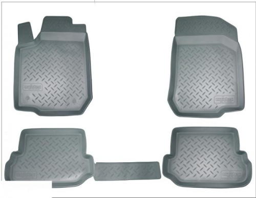 Коврики салона для Ford Ranger Double Cab серый