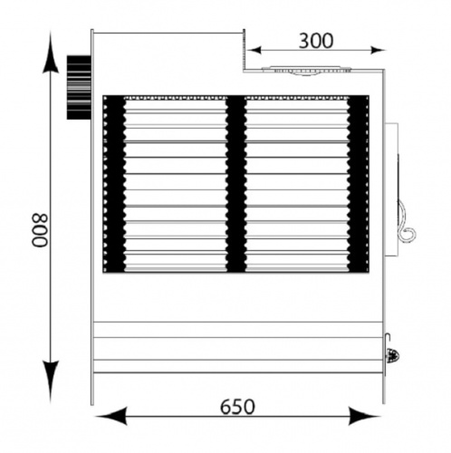Отопительная печь Царь-Печи Матрешка большая 1 8 мм