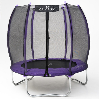 Батут с защитной сеткой Calviano 183 см 6ft OUTSIDE master purple