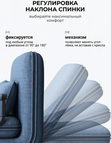 Кресло-кровать Токио 65 синий 