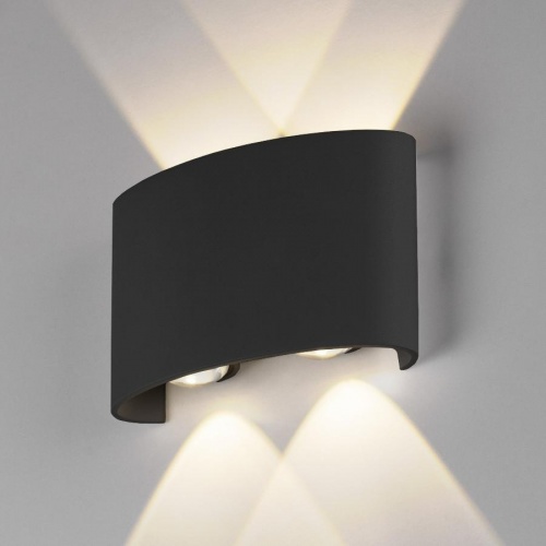 Бра уличное Elektrostandard Twinky Double 1555 Techno LED серый