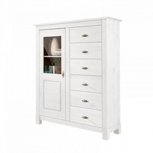 Комод ММЦ Рауна 16 белый воск 