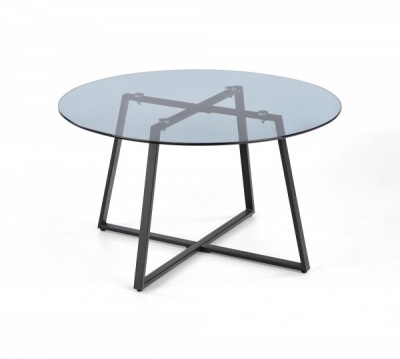 Стол журнальный HALMAR ZELDA дымчатый/черный 