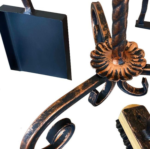 Каминный набор Ваза бронза