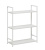 Стеллаж Leset Стилвуд 23 широкий 3 полки белый 
