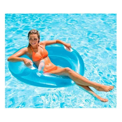 Надувной круг-кресло с ручками Intex 119 см 58883NP 8+