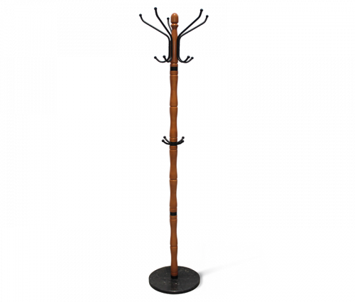 Вешалка Sheffilton SHT-CR12 светлый орех/черный мрамор 