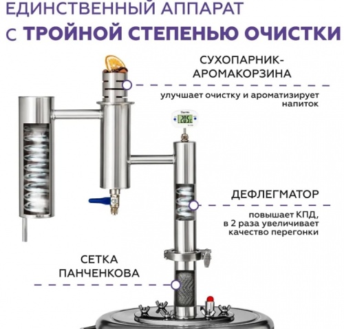 Дистиллятор бытовой ФЕНИКС Народный New (40л +ТЭН)