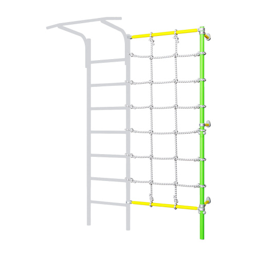 Комплект с канатным лазом пристенный Romana Dop7 6.18.00-45 зелёное яблоко