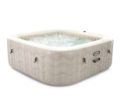 Бассейн-джакузи Intex PureSpa Chevron Deluxe (175x175x71 см)