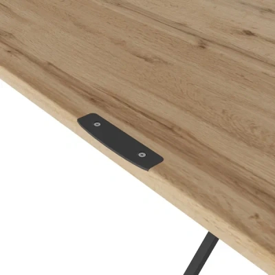 Стол универсальный АНДРЭ Loft дуб вотан чёрный 