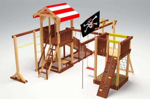 Детская спортивная площадка для дачи Савушка 4 Cезона 8